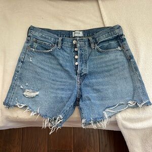Agolde Parker Long jean short, excellent used condition